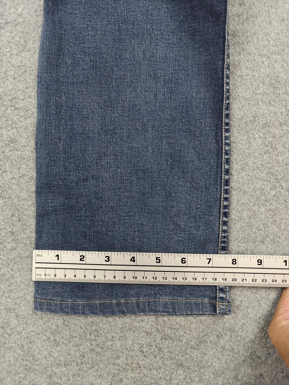 J. Jill Stretch Jeans Womens 0P Blue Medium Wash Straight 5-Pocket 26 Inseam - Picture 10 of 11